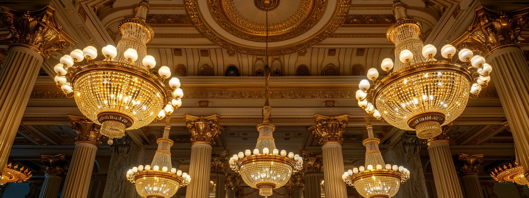 opulent golden chandeliers illuminate the grand banquet hall of the majestic umaid bhawan palace, setting the stage for a lavish rajasthani wedding celebration.